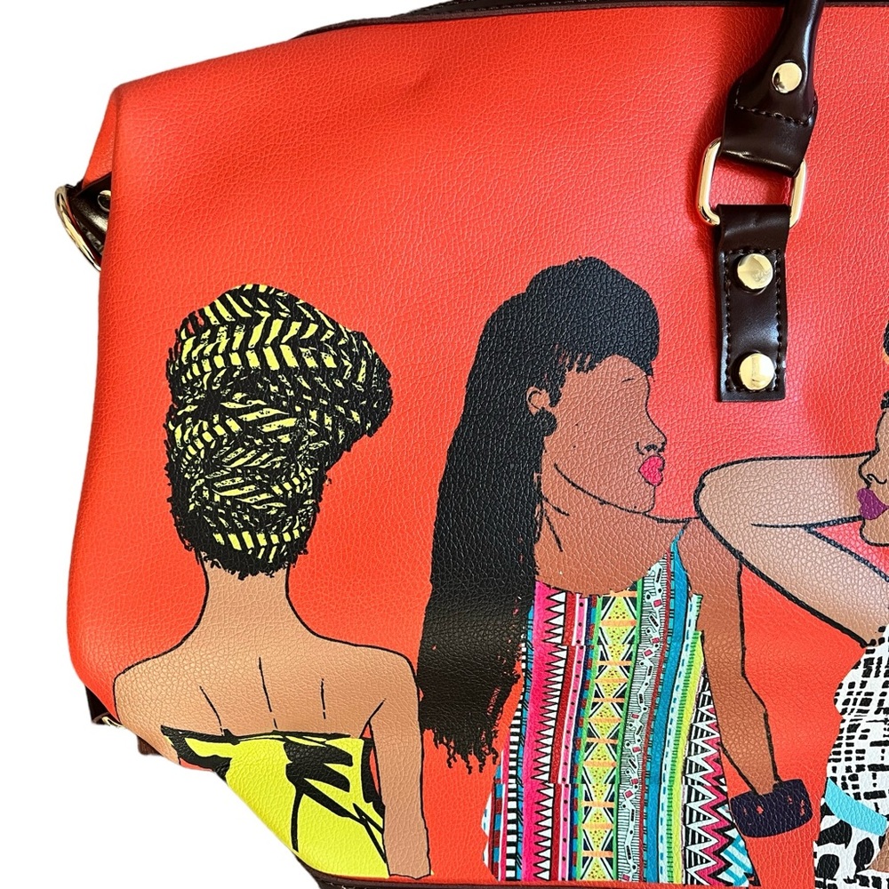 New Large Black Girl Magic Travel Bag with Storage Bag - Picture 2 of 8